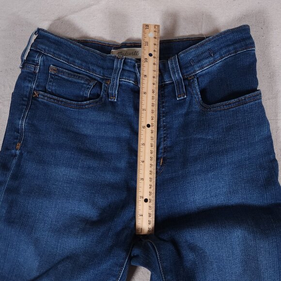 Madewell Skinny Jeans Womens 28 Blue Mid Rise Denim Classic Casual Core - Picture 7 of 15